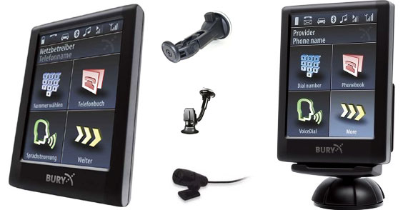 GPS kit main libre bluetooth écran tactile commandes vocale